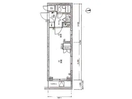 菱和パレス大森西(ワンルーム/2階)の間取り写真