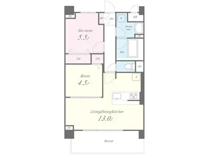 パトリアグランデ(1SLDK/1階)の間取り写真