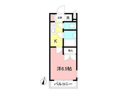 リフォックスハイム館町(1K/2階)の間取り写真