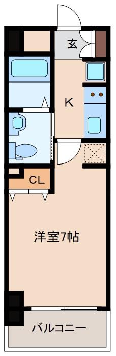 エステムコート新大阪Xザ・ゲート(1K/5階)の間取り写真