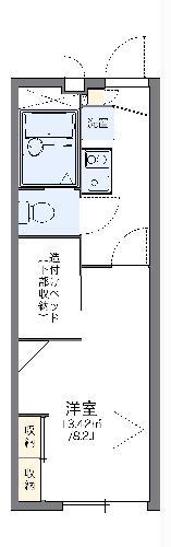 レオパレスコンフォール森前(1K/2階)の間取り写真