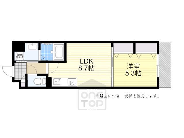 ピレーネ一津屋(1LDK/2階)の間取り写真