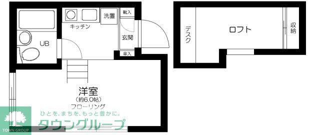 MY PLAN X(ワンルーム/2階)の間取り写真