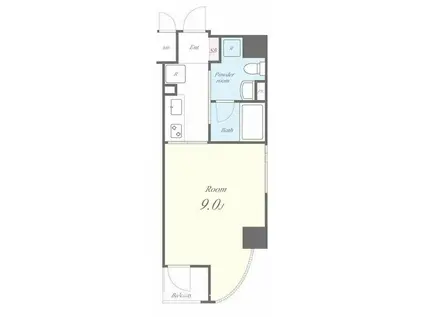 メゾニティ・クイーン阿波座(1K/7階)の間取り写真