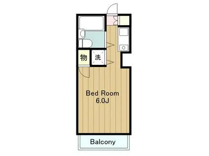 ウィステリア多摩センター(ワンルーム/1階)の間取り写真