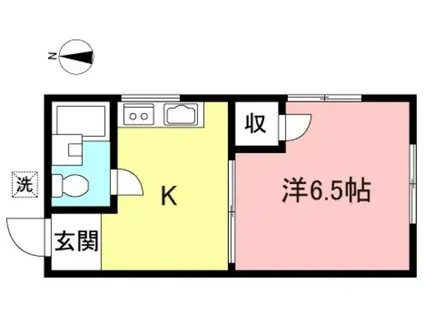 アメニティホームズ(1K/1階)の間取り写真