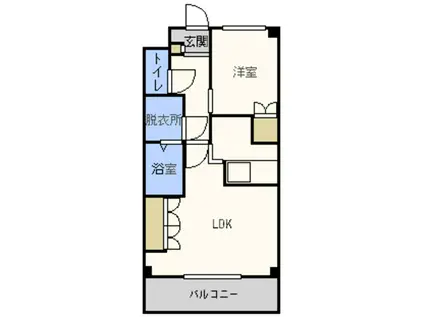 コリーナ・ベルデV(2LDK/3階)の間取り写真