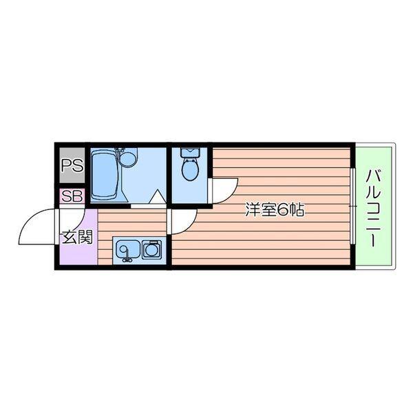 アバンティ貝塚II番館(1K/4階)の間取り写真