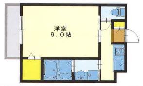 アーブル小阪(1K/2階)の間取り写真