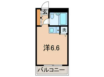 グランメール長田(ワンルーム/4階)の間取り写真