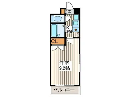 コンホール千種(1K/3階)の間取り写真