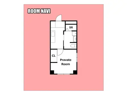 ピースクラージュB(1K/1階)の間取り写真