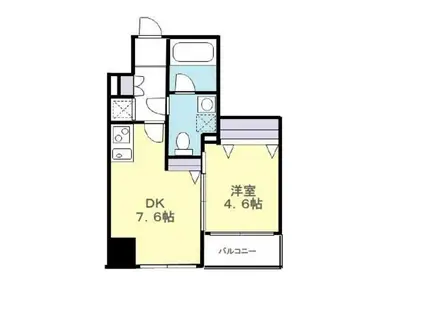 ドゥーエ東高円寺(1DK/3階)の間取り写真