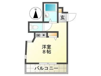ファーストステージ町屋(ワンルーム/3階)の間取り写真
