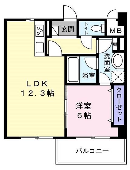 OWLSTYLE KANDACHO(1LDK/7階)の間取り写真