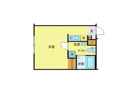 RSC綾瀬(ワンルーム/3階)の間取り写真