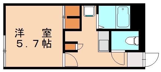 レオパレスひまわりI(1K/1階)の間取り写真