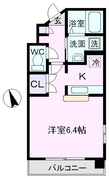 コトブキマンション(1K/3階)の間取り写真