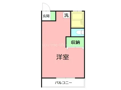 アーバンコーポ(ワンルーム/2階)の間取り写真