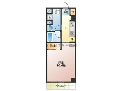 SANNOHOUSE(1K/2階)の間取り写真