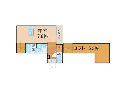 PRECIOUS COURT御器所(1SK/1階)の間取り写真