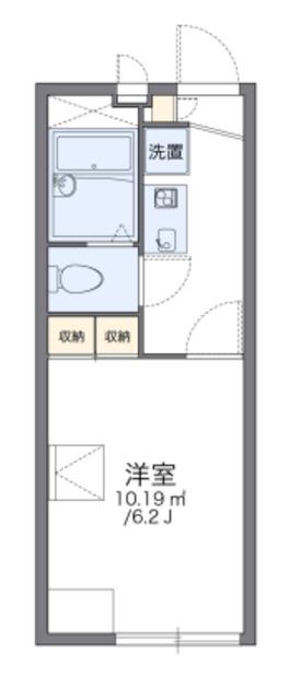 レオパレスドリーム和光(1K/1階)の間取り写真