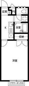 アムールラフレシア(1K/2階)の間取り写真