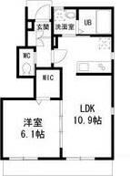 FOREST MAISON・N(1LDK/1階)の間取り写真