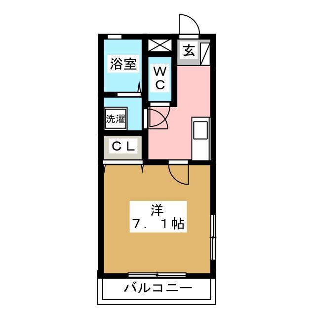 千住イーストビル(1K/3階)の間取り写真