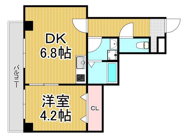 MAISON PREMIER 7(1DK/3階)の間取り写真