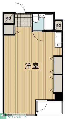ライオンズプラザ新横浜(ワンルーム/8階)の間取り写真