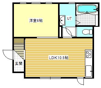 ST23(1LDK/1階)の間取り写真