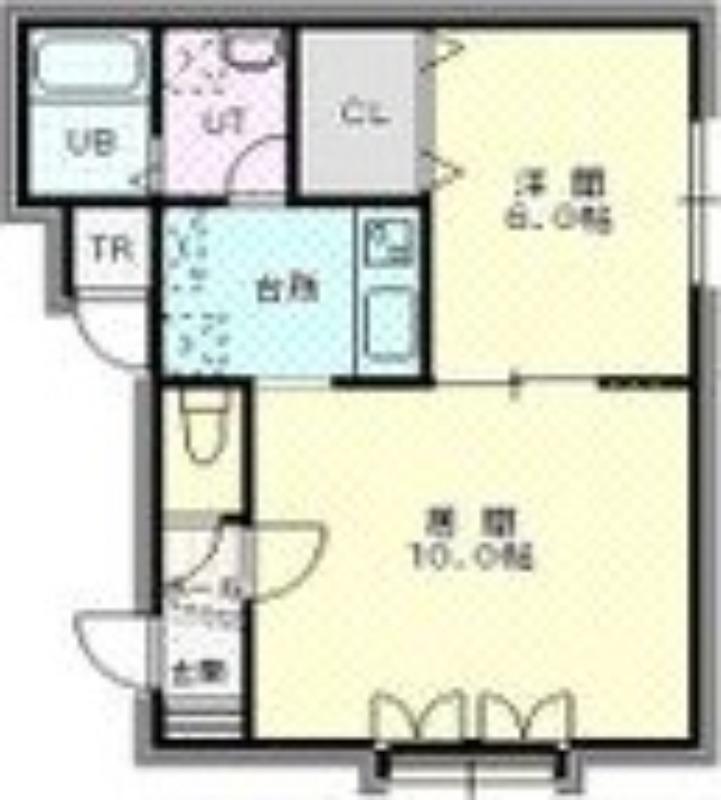 アビタ191(1LDK/2階)の間取り写真