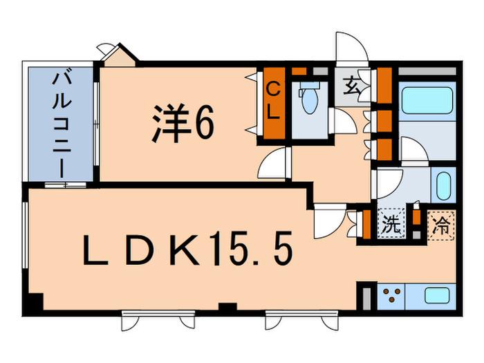 アズ小石川(1LDK/3階)の間取り写真