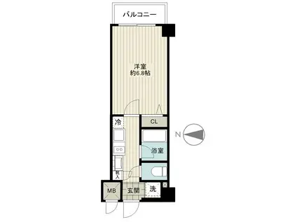 フェニックス上石神井(1K/3階)の間取り写真