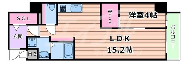 LEGALAND猫 MIYAKOJIMA(1LDK/8階)の間取り写真