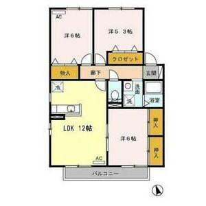 M・SQUARE(3LDK/2階)の間取り写真