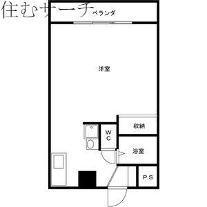 太平洋プラザ(1K/2階)の間取り写真