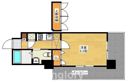NO70 HARBOR サウス TOWER(1K/12階)の間取り写真