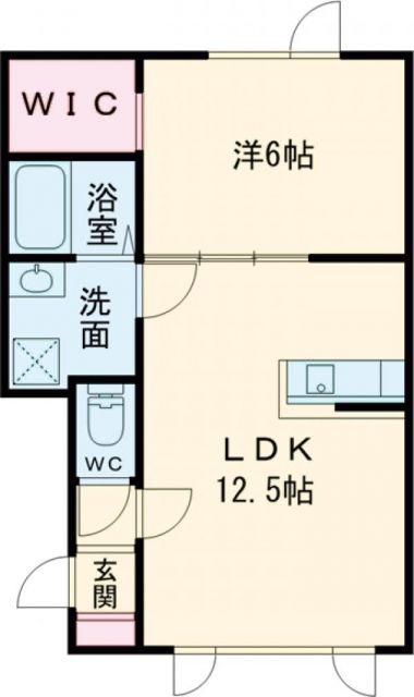 グランボヤージュ(1LDK/1階)の間取り写真