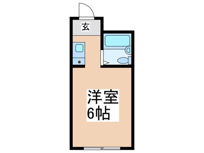 ルネ市岡(ワンルーム/3階)の間取り写真