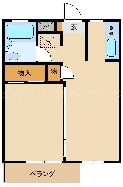 SRPソサイアティA(1LDK/1階)の間取り写真