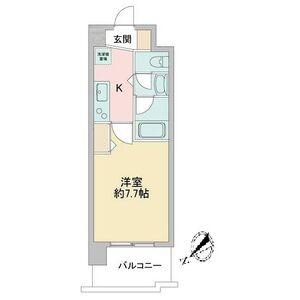 アルフィーレ新栄(1K/3階)の間取り写真