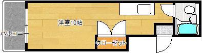第2和秀ビル(ワンルーム/5階)の間取り写真