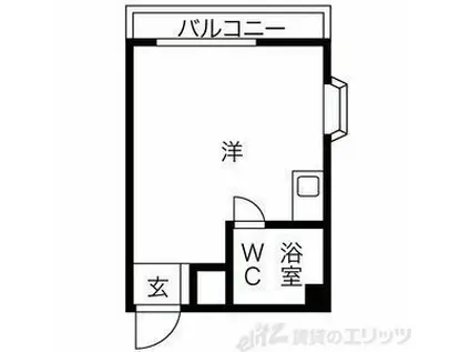 プレアール吹田泉町II(ワンルーム/2階)の間取り写真