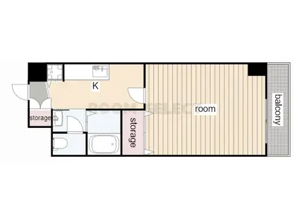 ウイングパーク(1K/7階)の間取り写真