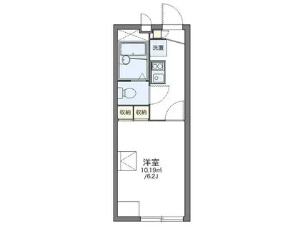 レオパレスさくらアベニュー(1K/1階)の間取り写真