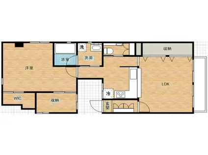 ひばりマンション(2LDK/2階)の間取り写真