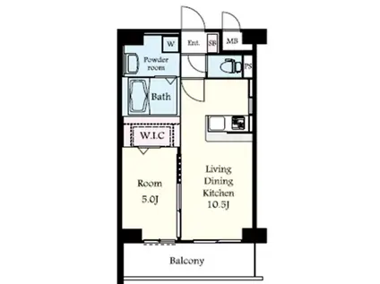 WILLING COZY(1LDK/9階)の間取り写真