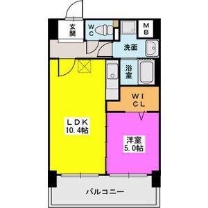 F・STAGE博多(1LDK/2階)の間取り写真